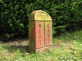 Greenwich Meridian Marker; England; West Sussex; East Grinstead